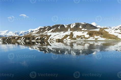 King Edward Cove Landscape, Former Grytviken whaling station, South ...