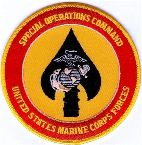 Usmc Special Operations Command Patch Marine Corps Forces Spec Ops Cmd