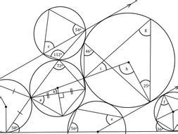 Circle Theorems Revision Exercise #9 | Teaching Resources