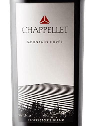 Chappellet Mountain Cuv E Vivino Us