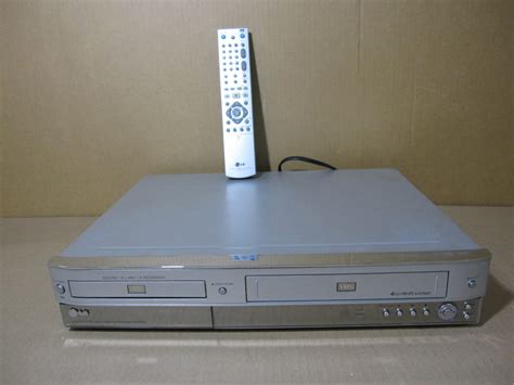 LG LGXBR446 DVD Burner Recorder Player VCR VHS Player Combo With Remote