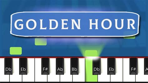 Golden Hour Jvke Piano Tutorial Easy Youtube