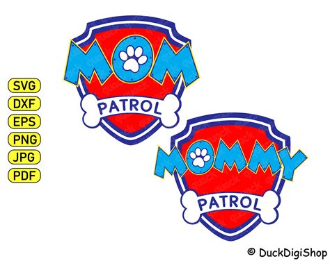 Mom Paw Patrol Svg File For Diy T Shirt Mug Decoration And More