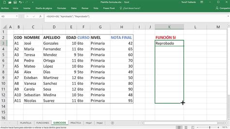 Funcion Si En Excel Ejemplos Images And Photos Finder