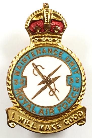 Sally Bosleys Badge Shop Raf No Maintenance Unit St Athan Royal