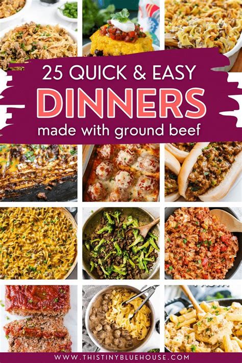 Best Easy Recipes For Dinner With Ground Beef As The Star You Need