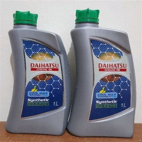 Jual Oli Daihatsu Genuine W Api Sn Gf Synthetic L Original