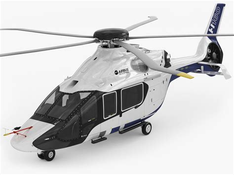 airbus h160 helicopter c4d