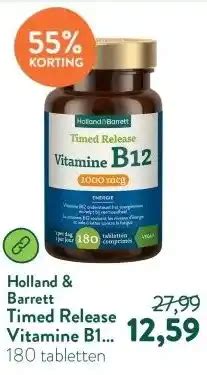 Timed Release Vitamine B12 1000mcg 180 Tabletten Aanbieding Bij