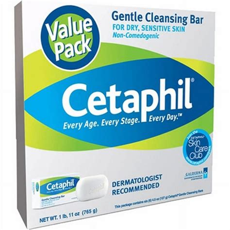 Cetaphil Gentle Cleansing Bar Value Pack 30 Counts 45 Oz 6 Pk