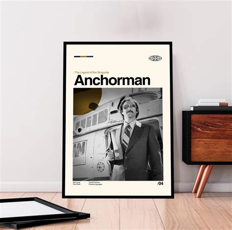 Anchorman Poster Anchorman Movie Poster Retro Movie Poster - Etsy