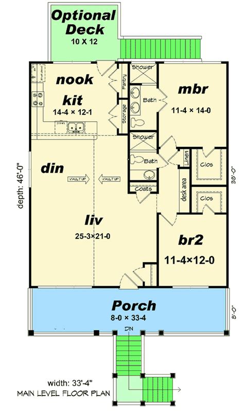 Beach Bungalow - 68480VR | Architectural Designs - House Plans