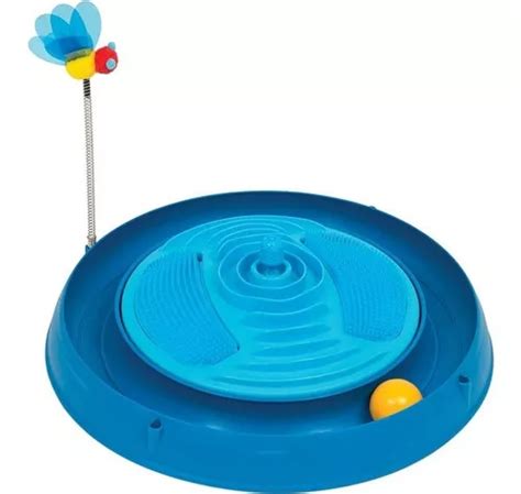 Juguete Interactivo Gato Catit Pelota Masajeador Azul Env O Gratis