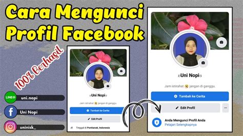 Cara Mengunci Profil Facebook Facebook Lite Mengunci Profil