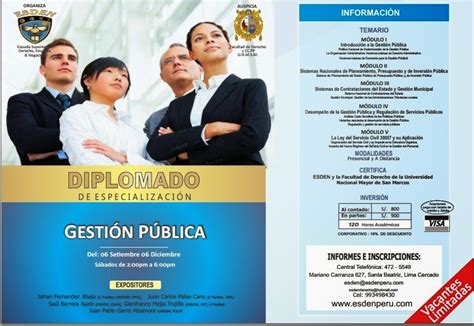 Diplomado En Gestión Pública Soluciones De Mercado Free Download Nude