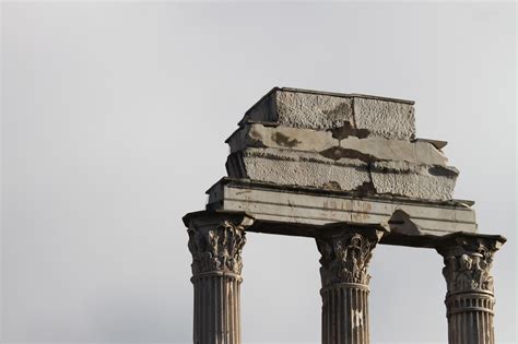 Tempel Van Castor En Pollux In Rome Itali Reizen Reistips