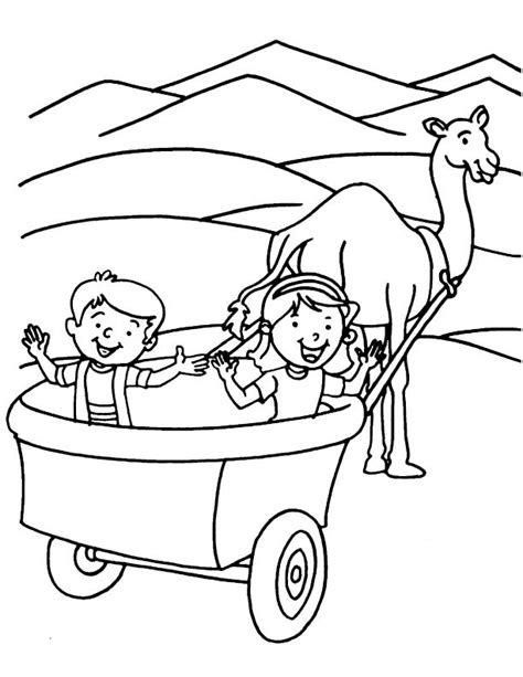 Wagon Coloring Pages