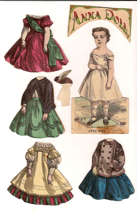 Victorian family paper dolls – Artofit