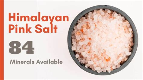 List Of Minerals Available In Himalayan Pink Salt Sendhanamak