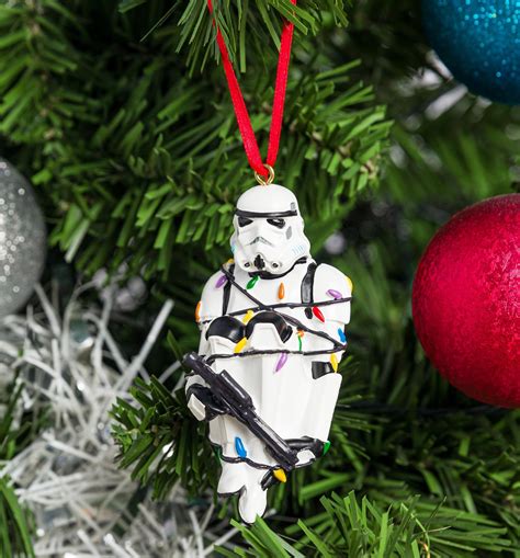 Star Wars Stormtrooper In Fairy Lights Hanging Decoration