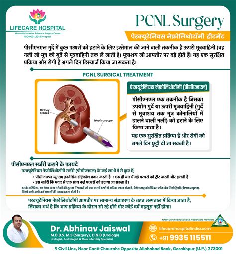 PCNL Surgery - LIFECARE HOSPITAL