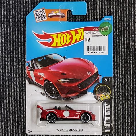 Hot Wheels Mazda MX Miata Speed Graphics Nightburnerz Then And Now Modified Mad Mike