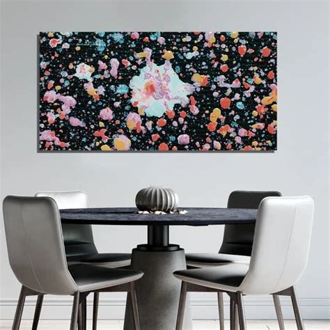 Black Abstract Canvas Wall Painting at Rs 2999 | एब्स्ट्रैक्ट कैनवास ...