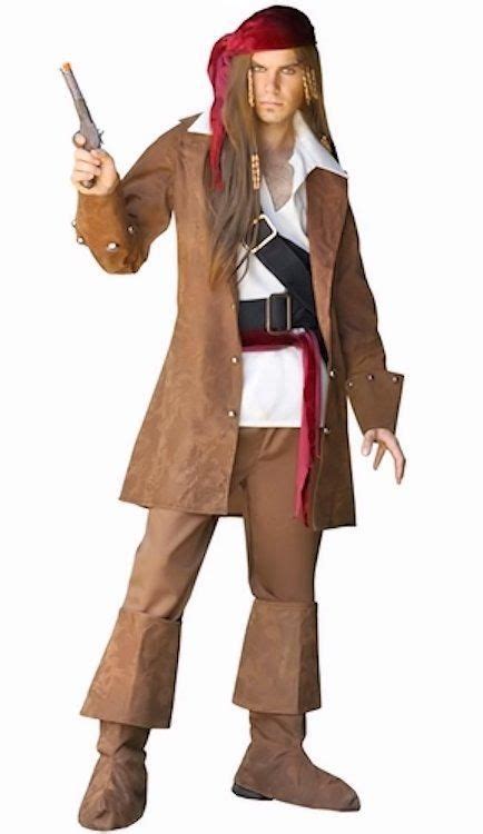 Deluxe Pirate Jack Of The Caribbean Pirate Men Fancy Dress Costume 8