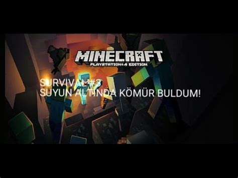 Minecraft Ps Survival Suyun Altinda K M R Buldum Youtube