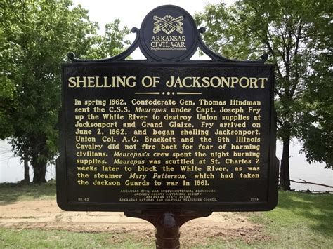 1965 Shelling Of Jacksonport Historical Marker Jackson County