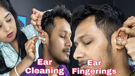 Ear Fingering 3d Relaxing Asmr Sound Ear Cleaning Oil Head