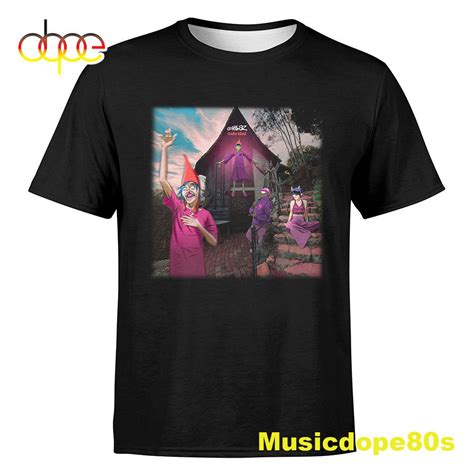 Gorillaz World Tour Music D Black T Shirt Musicdope S