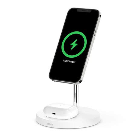 Belkin Boost Charge Pro 2 In 1 MagSafe Charging Stand White Avis