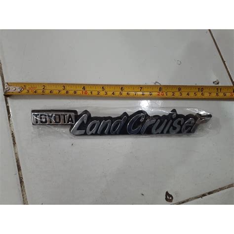 Jual Emblem Tulisan Landcruiser Samping Toyota Hardtop Shopee Indonesia