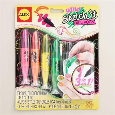 Glitter Nail Sketch It Pens Nail Pen Nails Pen Sets