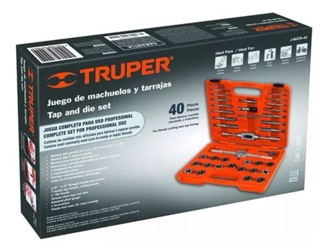 Juego Machos Y Terrajas Lusqtoff Truper Pzs Maletin En Venta