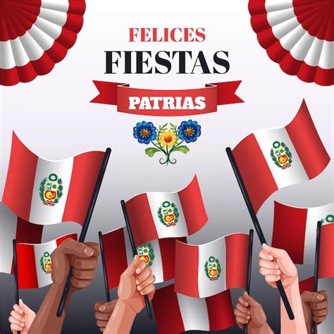 Free Vector Cartoon Fiestas Patrias De Peru Illustration Idea Sexiz Pix