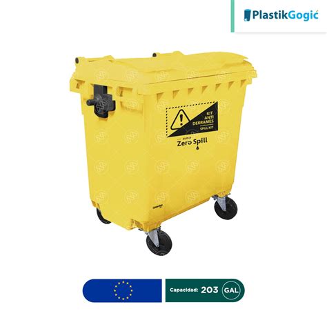 Contenedor Con Ruedas Plastik Gogic L Gal Grupo Zuma