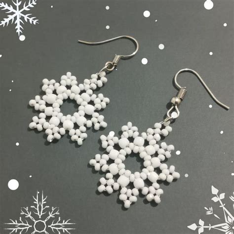 Snowflake Earrings Tutorial