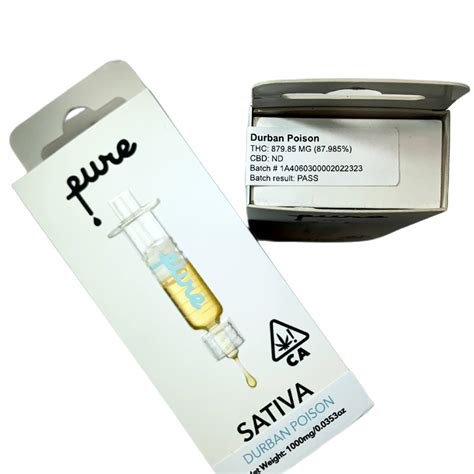 Pure Syringe Packaging for 1.0ML Cannabis Oil Wholesale