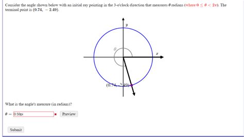 Solved Consider the angle shown below with an initial ray | Chegg.com