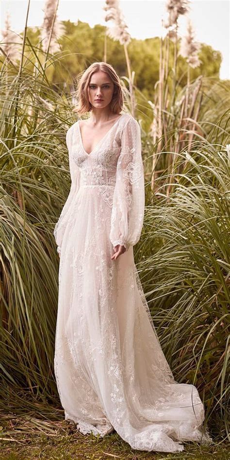 30 Bohemian Wedding Dress Ideas You Are Looking For Vintage Bohemian V