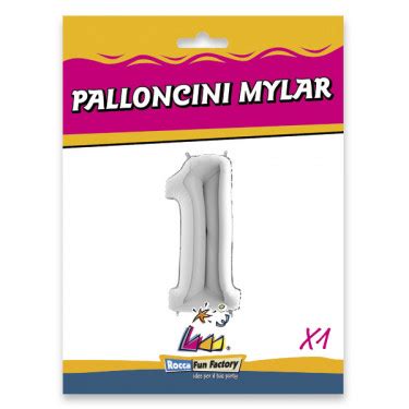 Palloncino Mylar Numero Argento Inch Cm Idea Palloncini