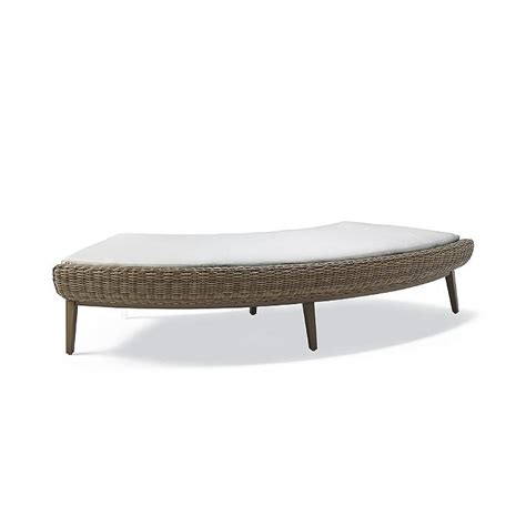 Sotto Curved Ottoman With Cushion Frontgate