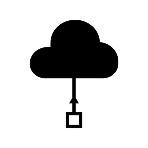 Premium Vector Vector Cloud Computing Concept Icon