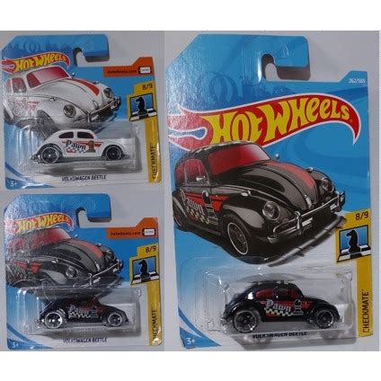 Hot Wheels Volkswagen Beetle Xadrez Shopee Brasil