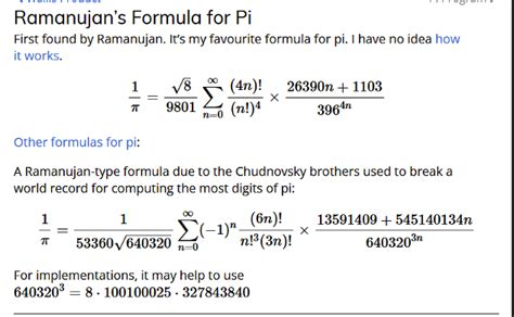 Solved Ramanujan S Formula For Pi First Found By Ramanujan Chegg