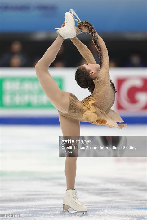 Beijing China December Isabeau Levito Of The United States React