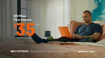 Optimum Fiber Internet TV Spot Next Level Speed 35 A Month ISpot Tv