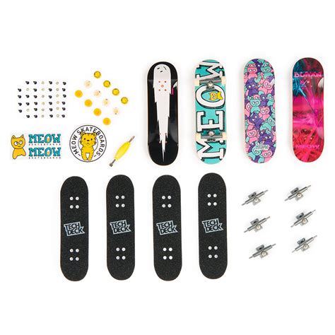 Compre Kit 4 Skate de Dedo Coleção Meow II Tech Deck aqui na Sunny